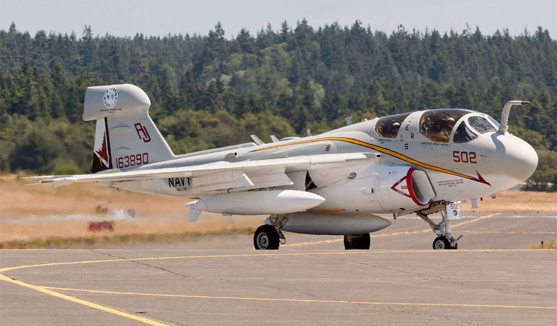 Illustration for article titled The Navy Has Retired The EA-6B Prowler After 45 Years Of Service